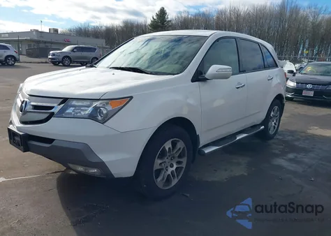 2007 Acura Mdx Technology Package из США, поврежденный, VIN 2HNYD28367H538459